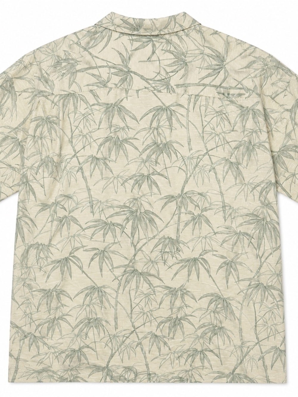 Tommy Bahama 100% silk green botanical Hawaiian print XL - Picture 2 of 3